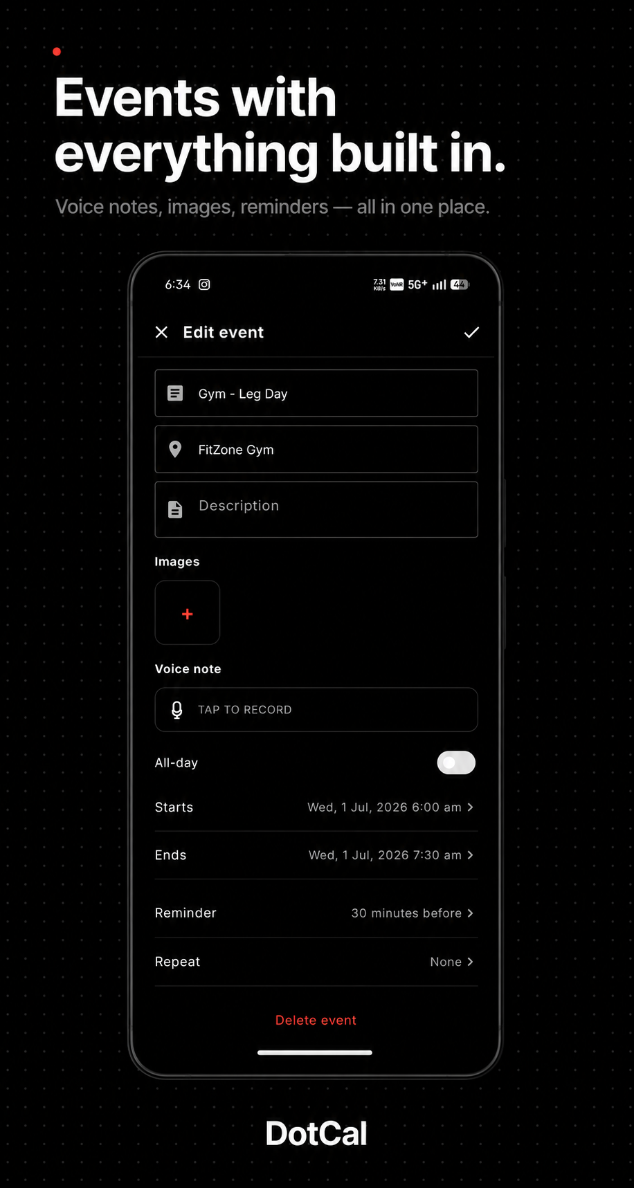 Add Event